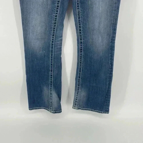 BKE Jeans Womens Size 27R (29x31) Payton Boot Cut Whiskered Cowgirl Rodeo Ranch - Picture 3 of 15
